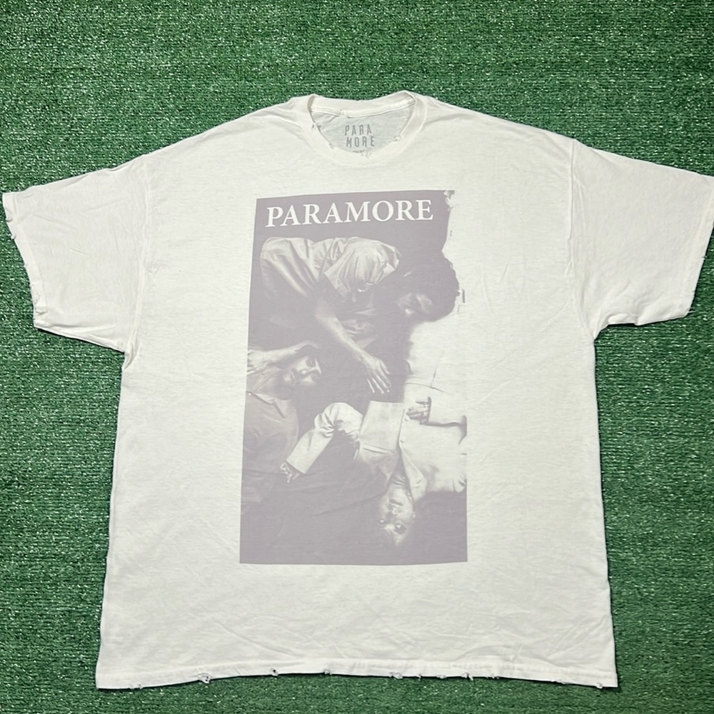 Urban Outfitters White Paramore Graphic Tee